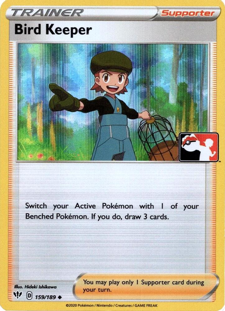 Bird Keeper - 159/189 - Prize Pack Series Cards