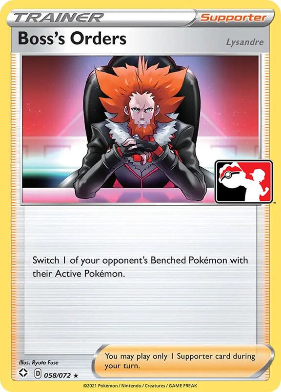 Boss's Orders [Lysandre] - 058/072 - Prize Pack Series Cards