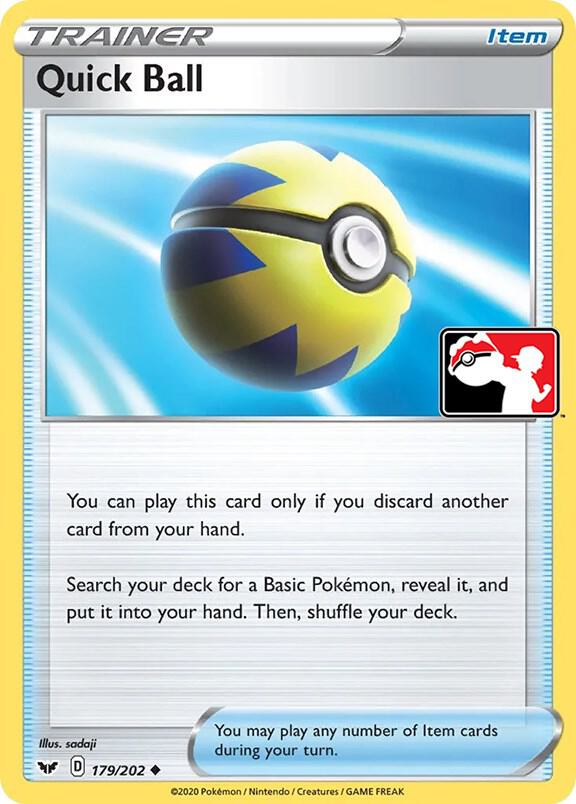 Quick Ball - 179/202 - Prize Pack Series Cards