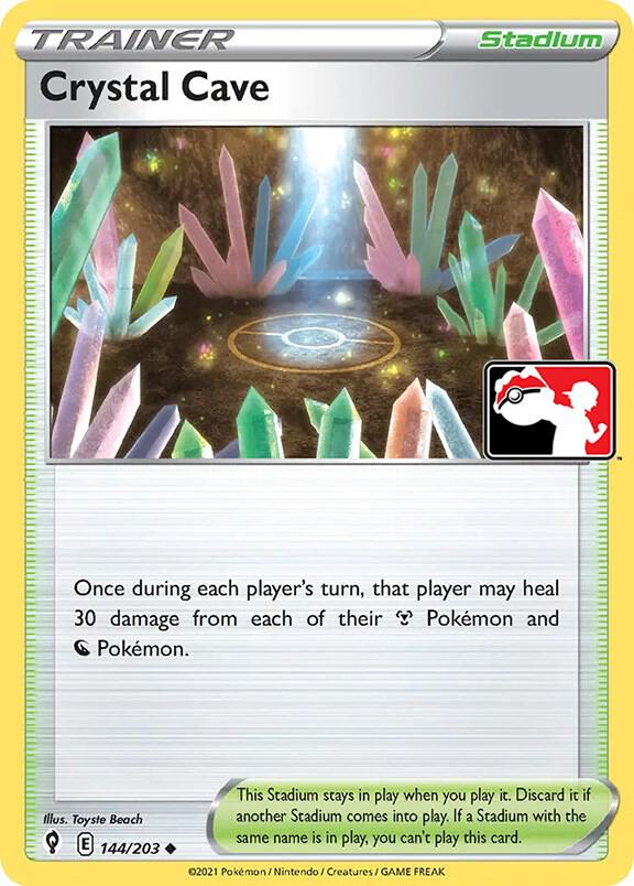Crystal Cave - 144/203 - Prize Pack Series Cards