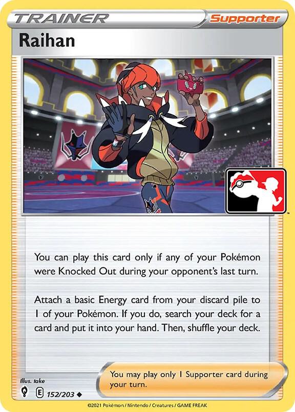 Raihan - 152/203 - Prize Pack Series Cards
