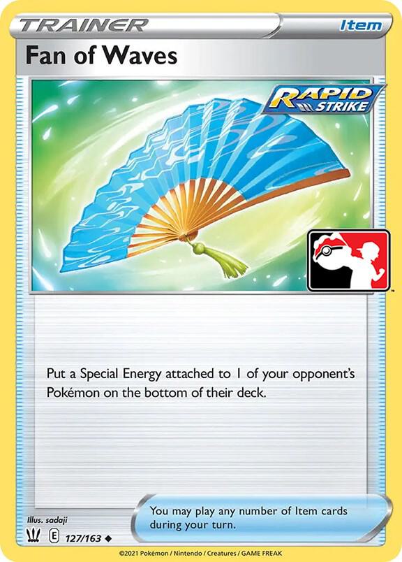Fan of Waves - 127/163 - Prize Pack Series Cards