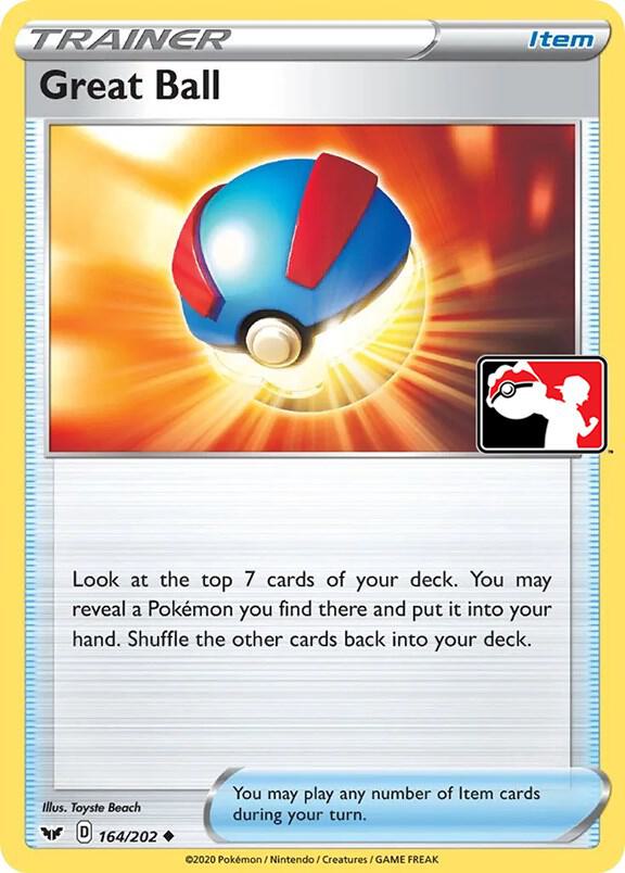 Great Ball - 164/202 - Prize Pack Series Cards