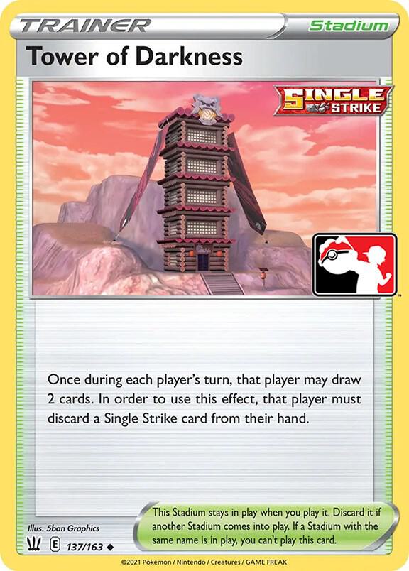 Tower of Darkness - 137/163 - Prize Pack Series Cards