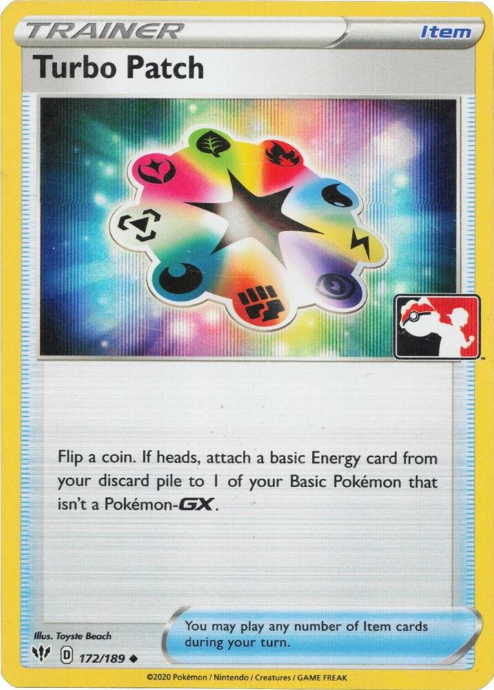 Turbo Patch - 172/189 - Prize Pack Series Cards