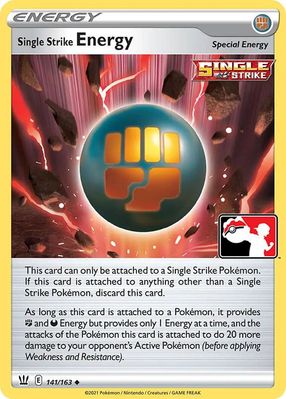 Single Strike Energy - 141/163 - Prize Pack Series Cards