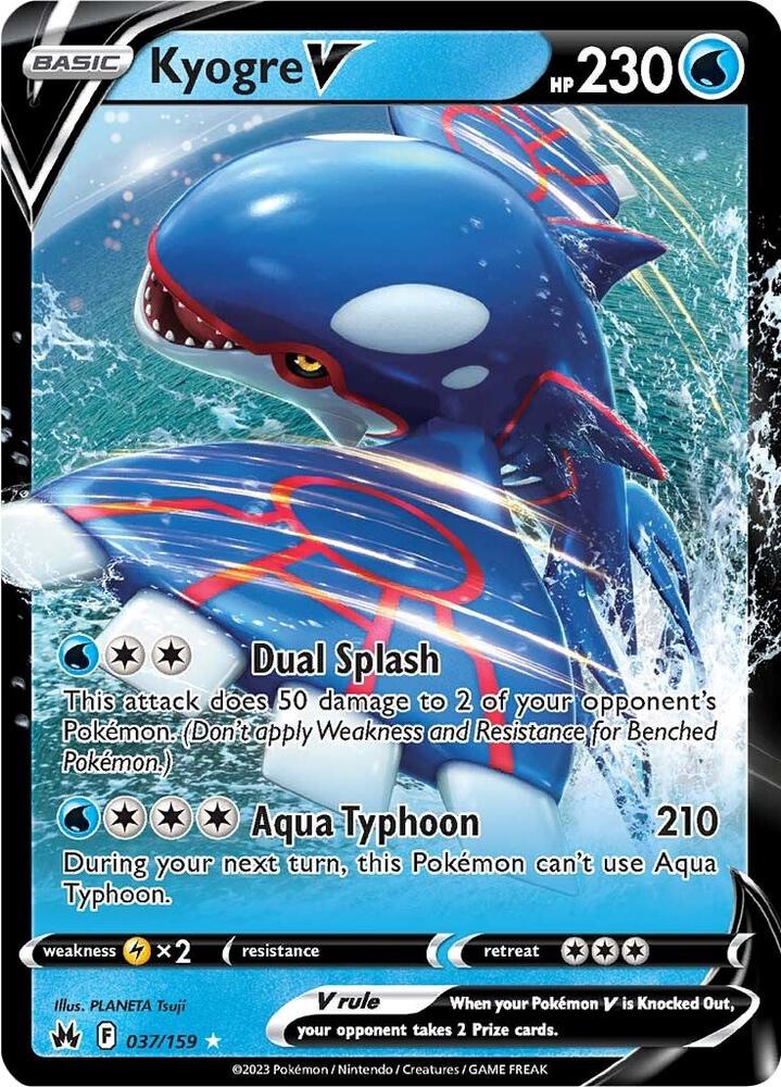 Kyogre V - SWSH: Crown Zenith