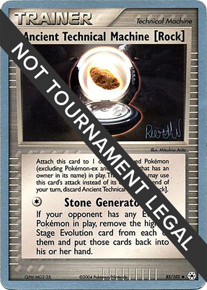 Ancient Technical Machine [Rock] - 2004 (Reed Weichler) - World Championship Decks