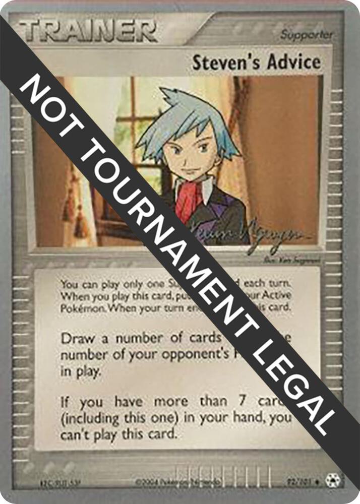 Steven's Advice - 2004 (Kevin Nguyen) - World Championship Decks
