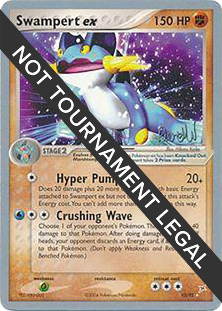 Swampert ex - 2004 (Reed Weichler) - World Championship Decks