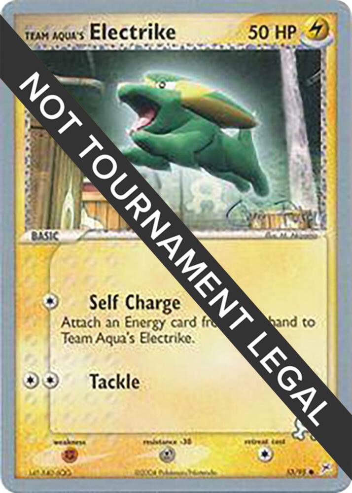 Team Aqua's Electrike - 2004 (Chris Fulop) - World Championship Decks