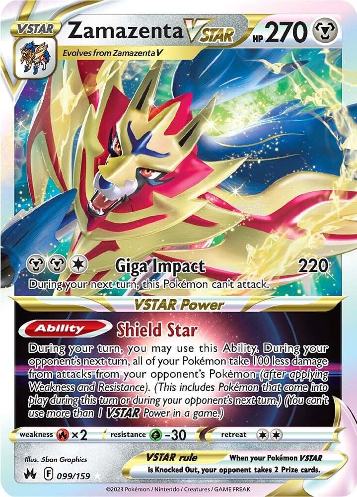 Zamazenta VSTAR - SWSH: Crown Zenith