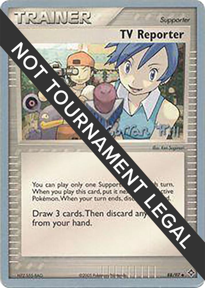 TV Reporter - 2005 (Curran Hill) - World Championship Decks