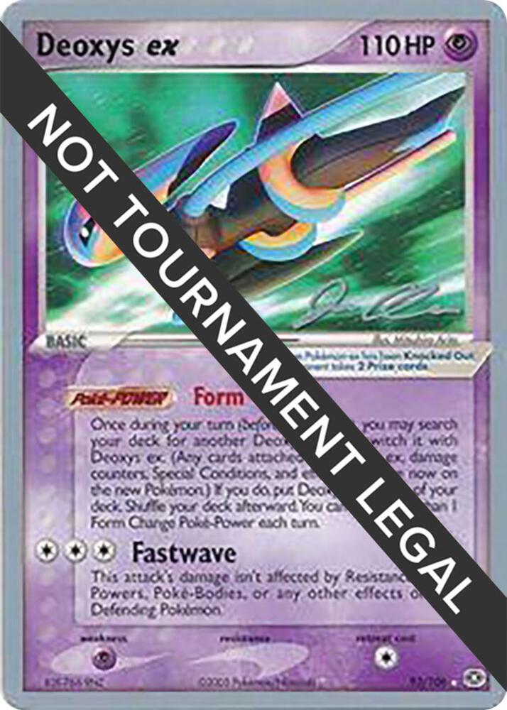 Deoxys ex - 2006 (Jason Klaczynski) - World Championship Decks