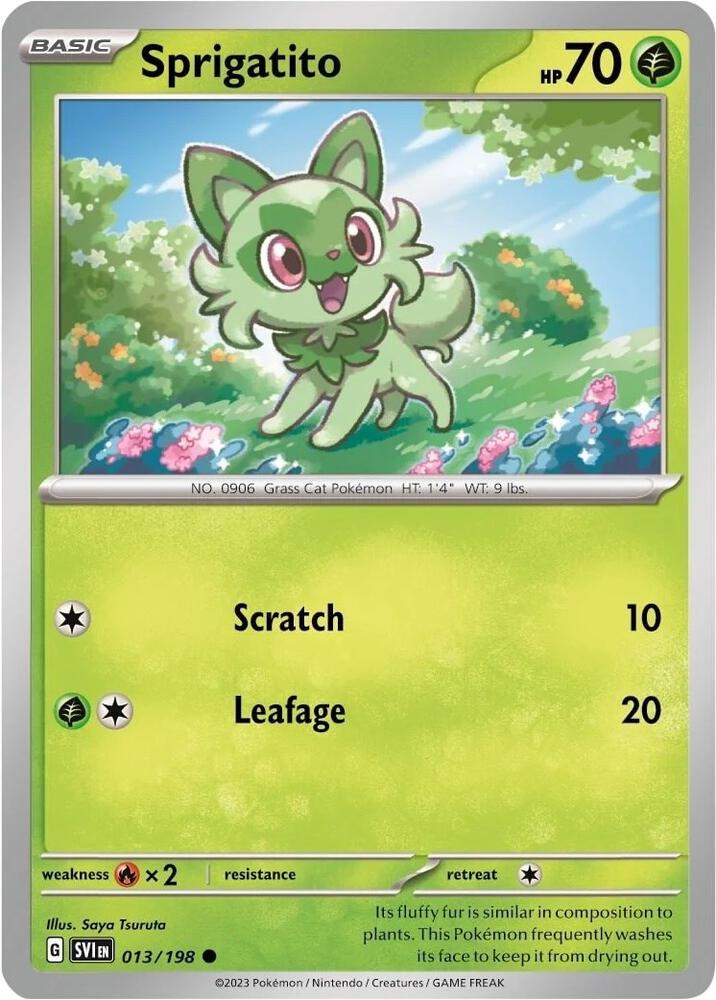 Sprigatito (Mirage Holo)