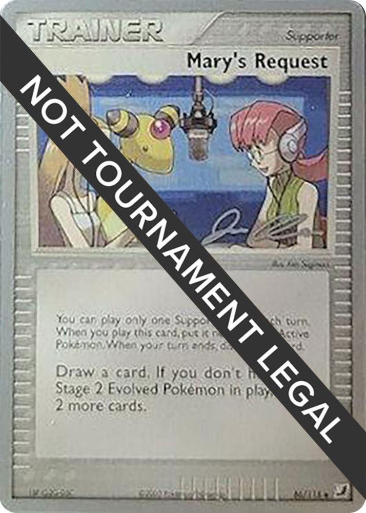 Mary's Request - 2006 (Jason Klaczynski) - World Championship Decks