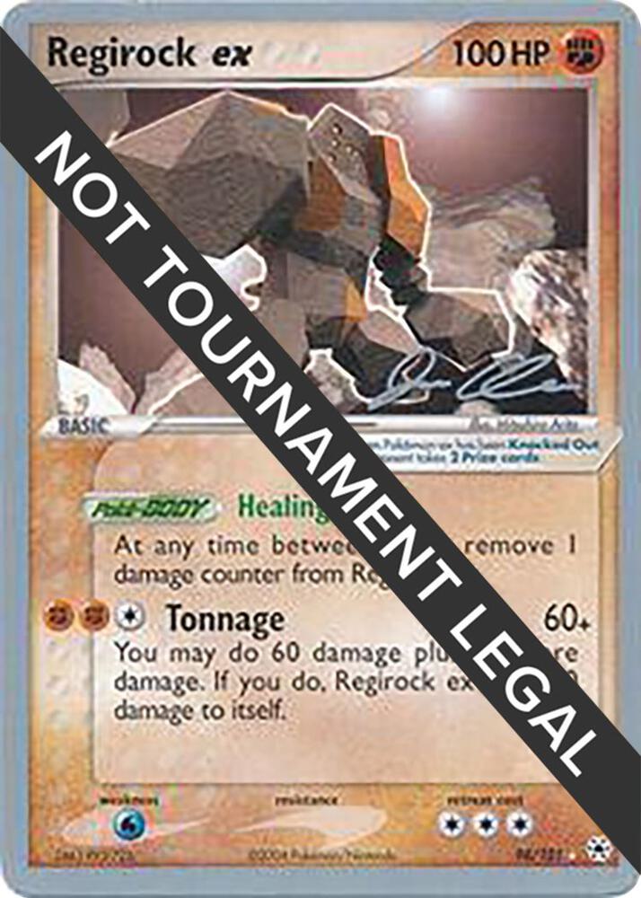 Regirock ex - 2006 (Jason Klaczynski) - World Championship Decks