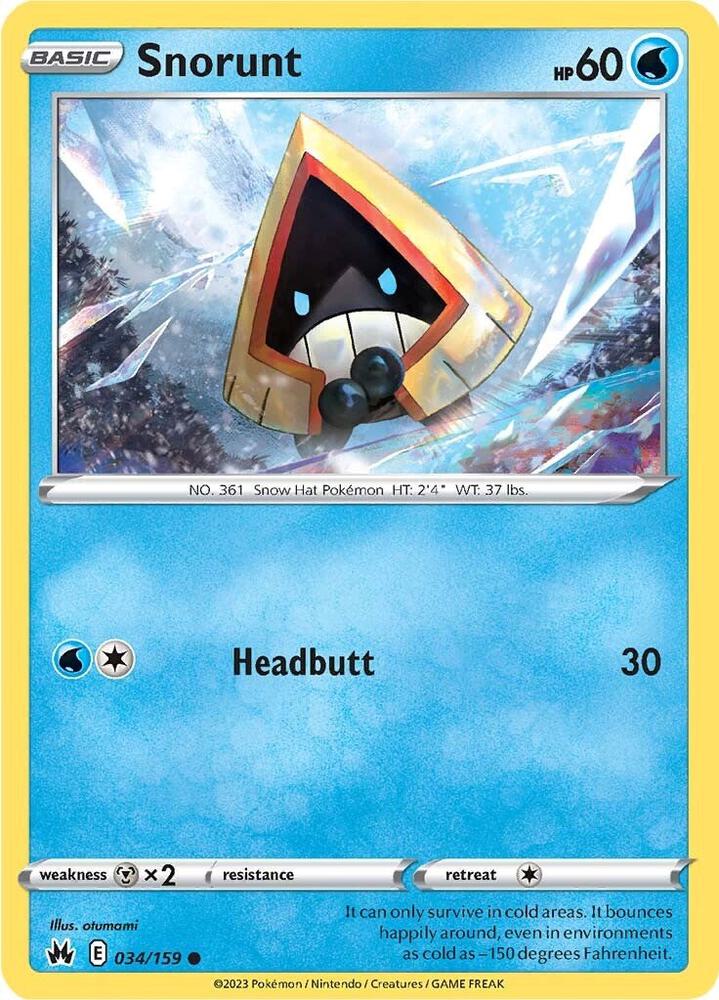 Snorunt - SWSH: Crown Zenith