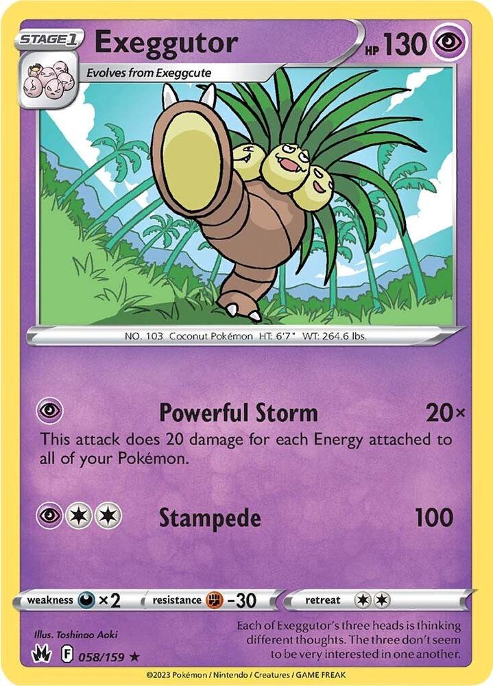 Exeggutor - SWSH: Crown Zenith