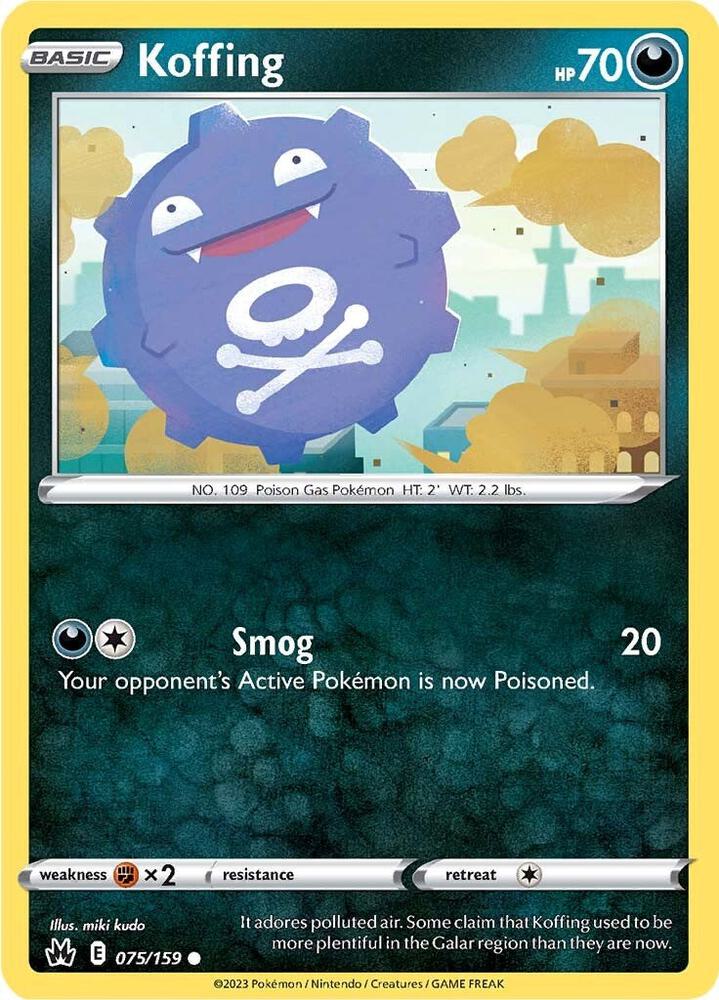 Koffing - SWSH: Crown Zenith