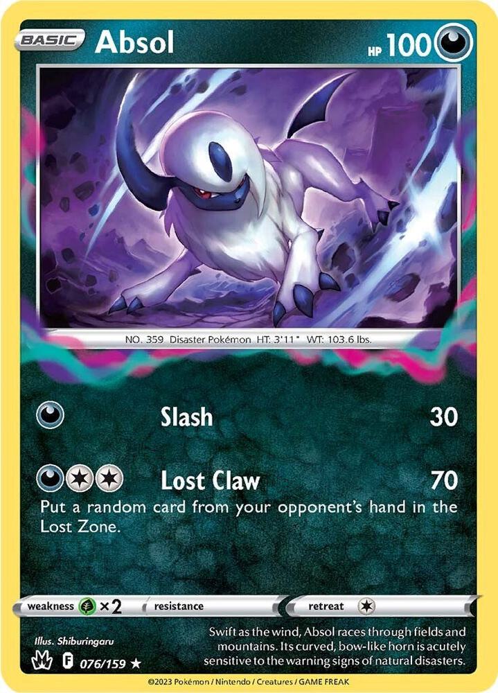 Absol - SWSH: Crown Zenith