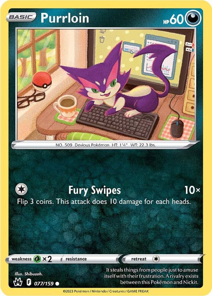 Purrloin - SWSH: Crown Zenith