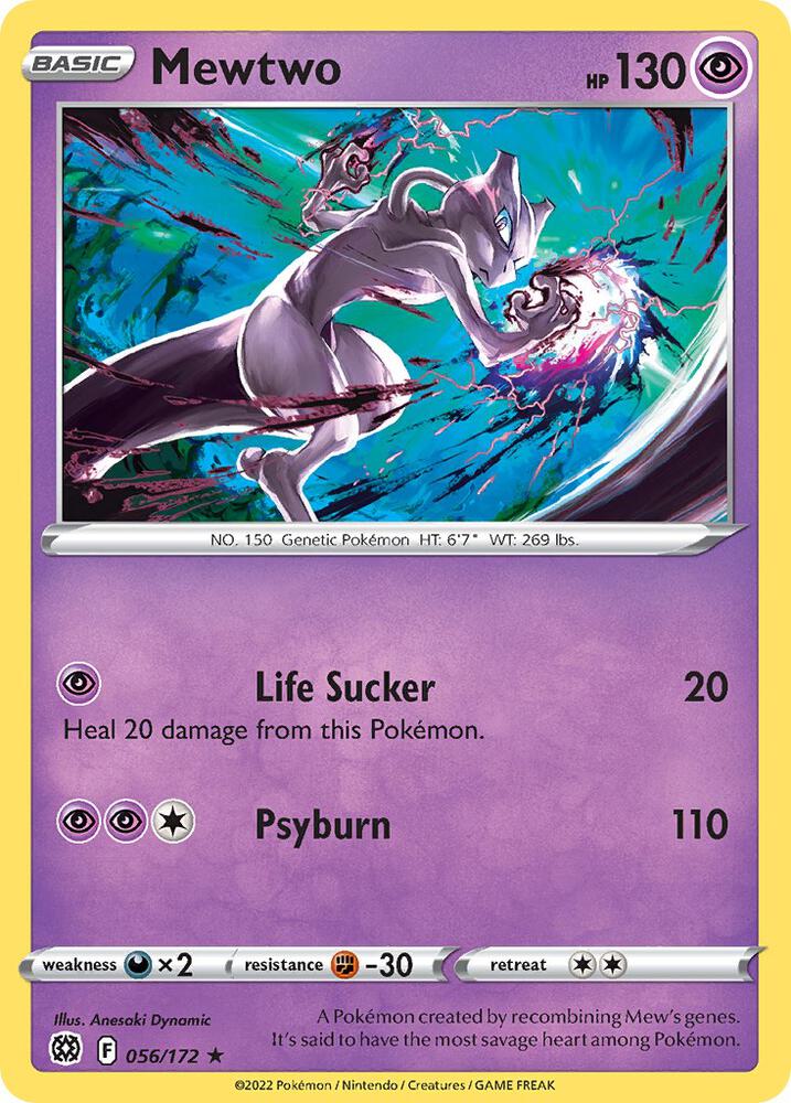 Mewtwo - 056/172 (Cosmos Holo) - Miscellaneous Cards & Products
