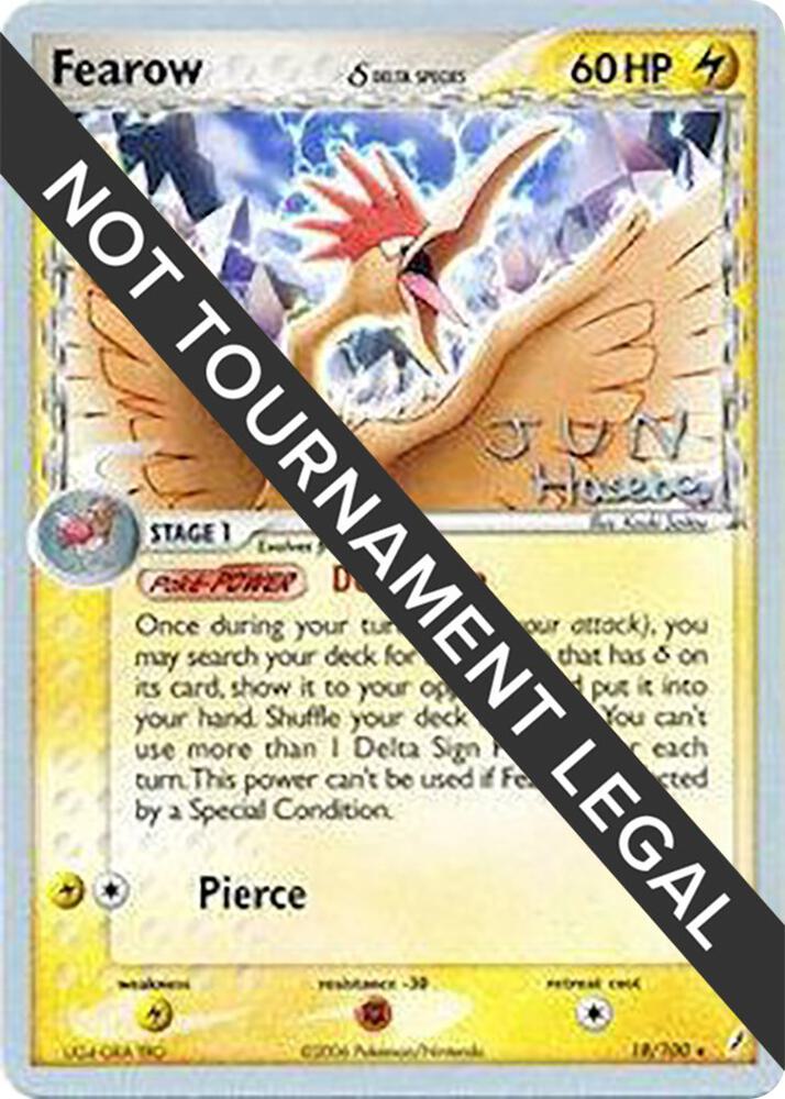 Fearow (Delta Species) - 2007 (Jun Hasebe) - World Championship Decks