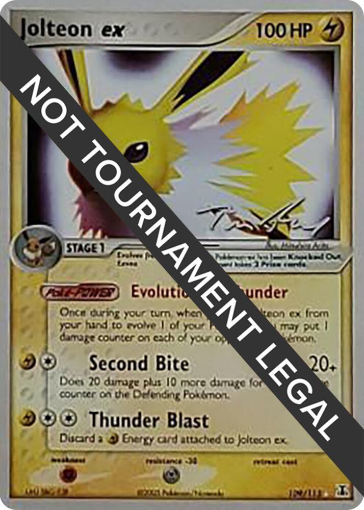 Jolteon ex - 2007 (Tom Roos) - World Championship Decks