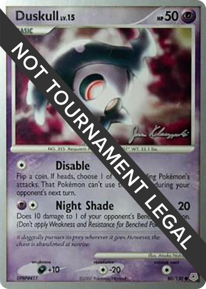 Duskull - 2008 (Jason Klaczynski) - World Championship Decks