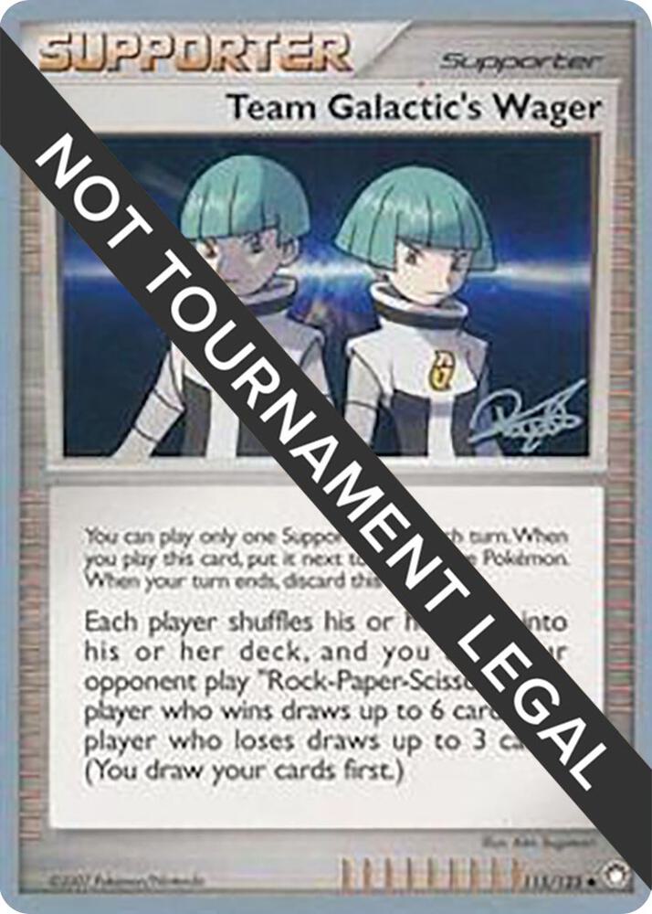 Team Galactic's Wager - 2008 (Paul Atanassov) - World Championship Decks