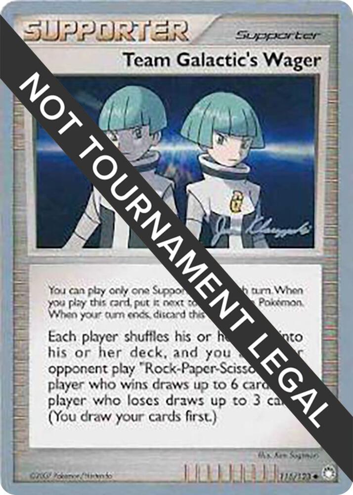 Team Galactic's Wager - 2008 (Jason Klaczynski) - World Championship Decks