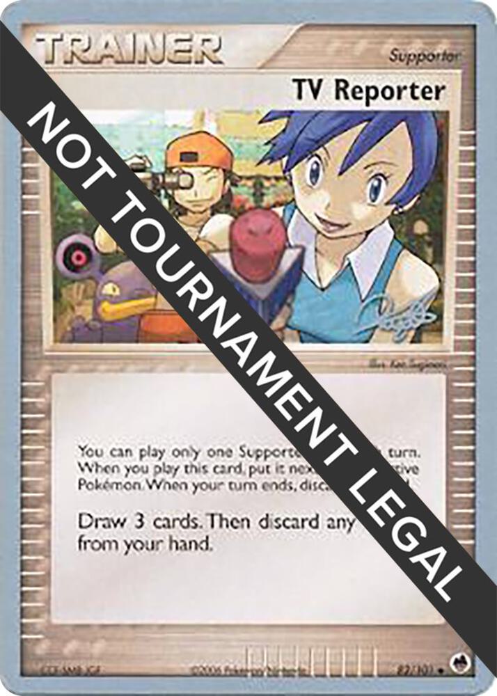 TV Reporter - 2008 (Paul Atanassov) - World Championship Decks