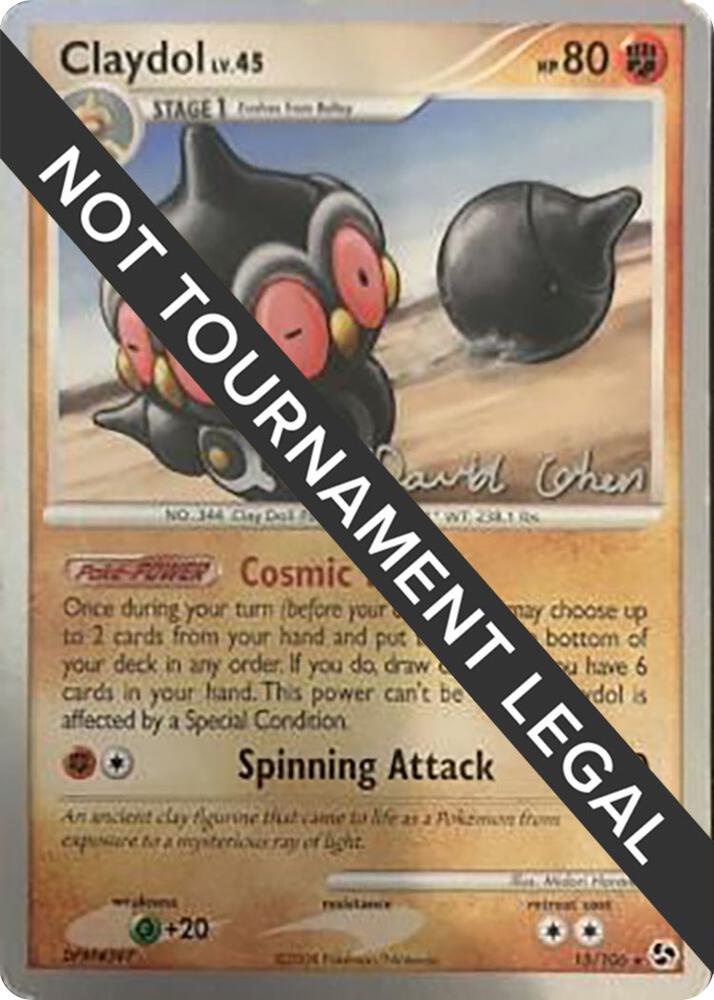 Claydol - 2009 (David Cohen) - World Championship Decks