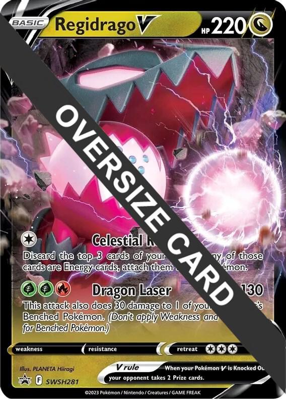 Regidrago V - SWSH281 - Jumbo Cards