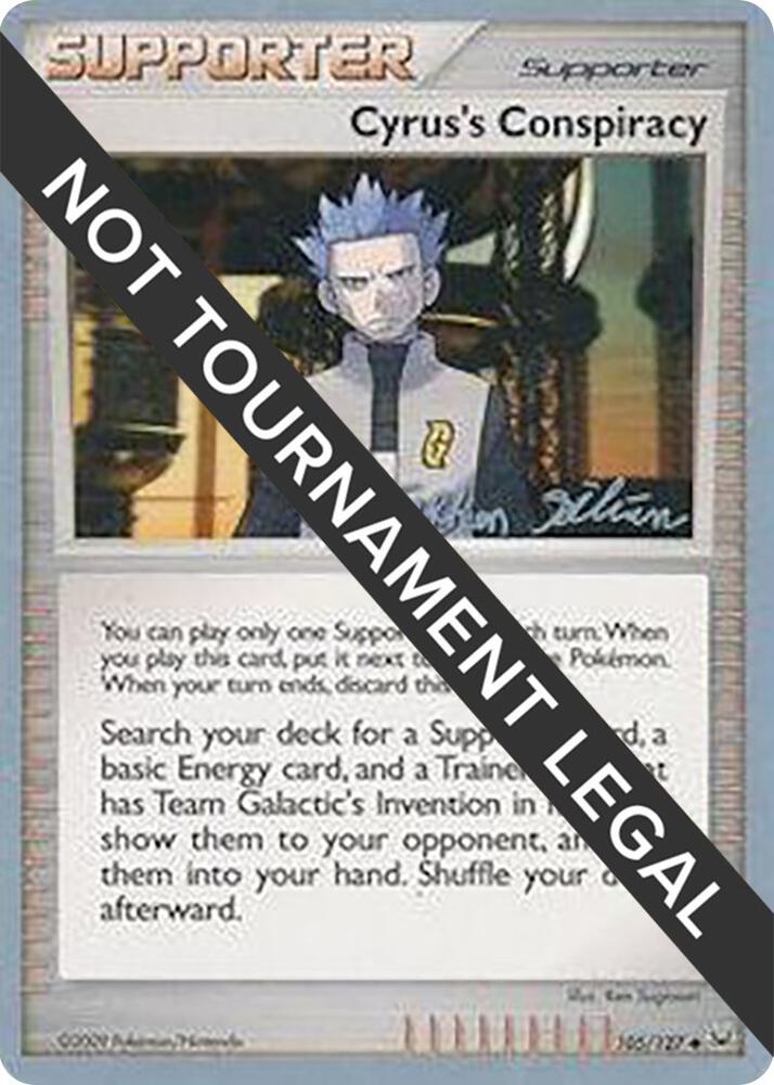 Cyrus's Conspiracy - 2009 (Stephen Silvestro) - World Championship Decks