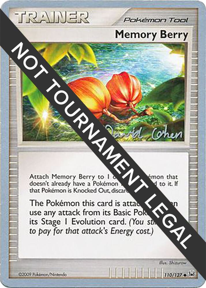 Memory Berry - 2009 (David Cohen) - World Championship Decks
