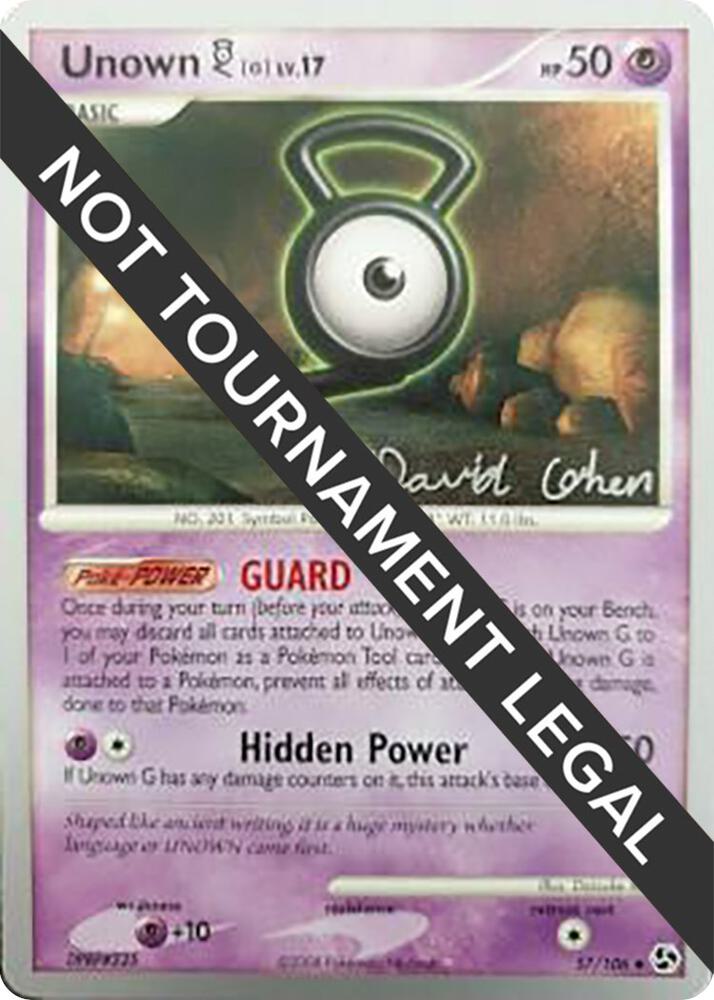 Unown [G] - 2009 (David Cohen) - World Championship Decks