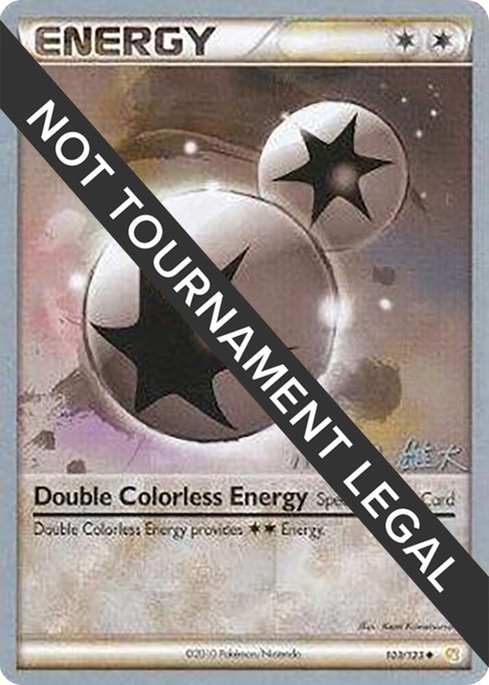 Double Colorless Energy - 2010 (Yuta Komatsuda) - World Championship Decks