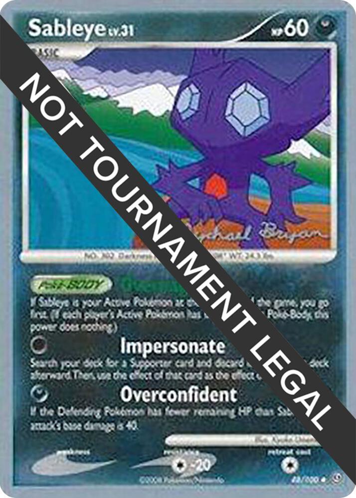 Sableye - 2010 (Mychael Bryan) - World Championship Decks