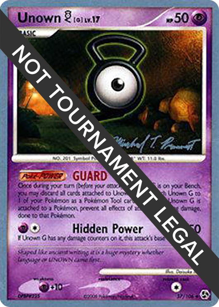 Unown [G] - 2010 (Michael Pramawat) - World Championship Decks