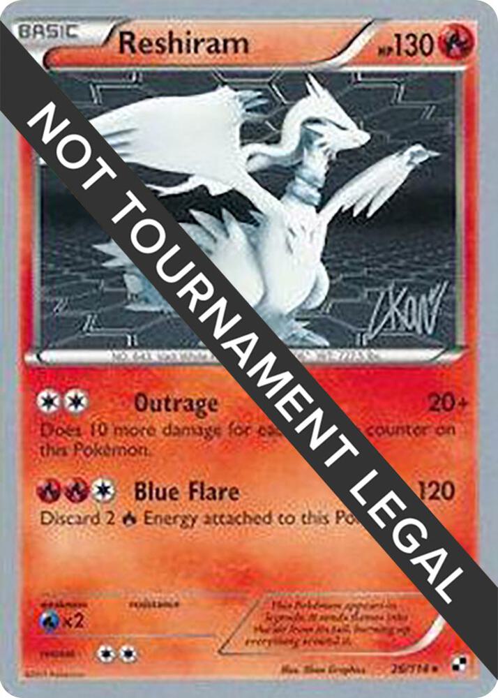 Reshiram - 2011 (Christopher Kan) - World Championship Decks