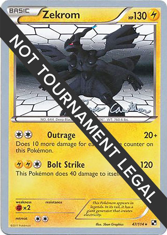 Zekrom - 2011 (Ross Cawthon) - World Championship Decks