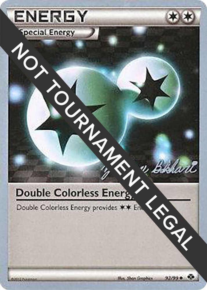 Double Colorless Energy - 2012 (Zachary Bokhari) - World Championship Decks