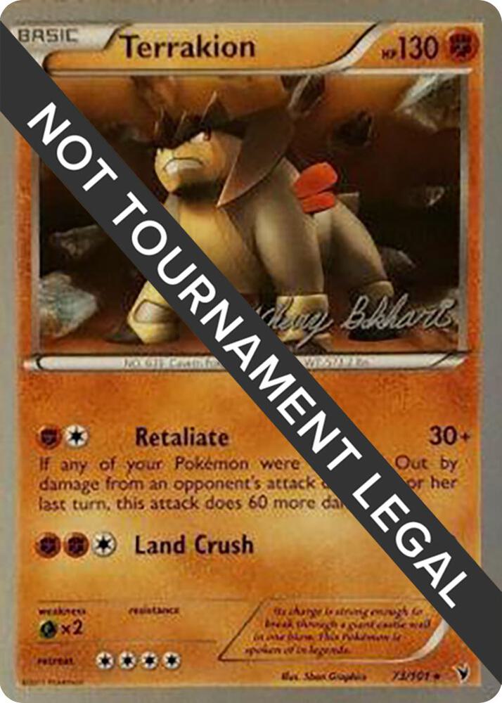 Terrakion - 2012 (Zachary Bokhari) - World Championship Decks