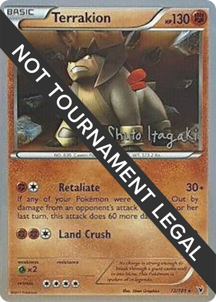 Terrakion - 2012 (Shuto Itagaki) - World Championship Decks