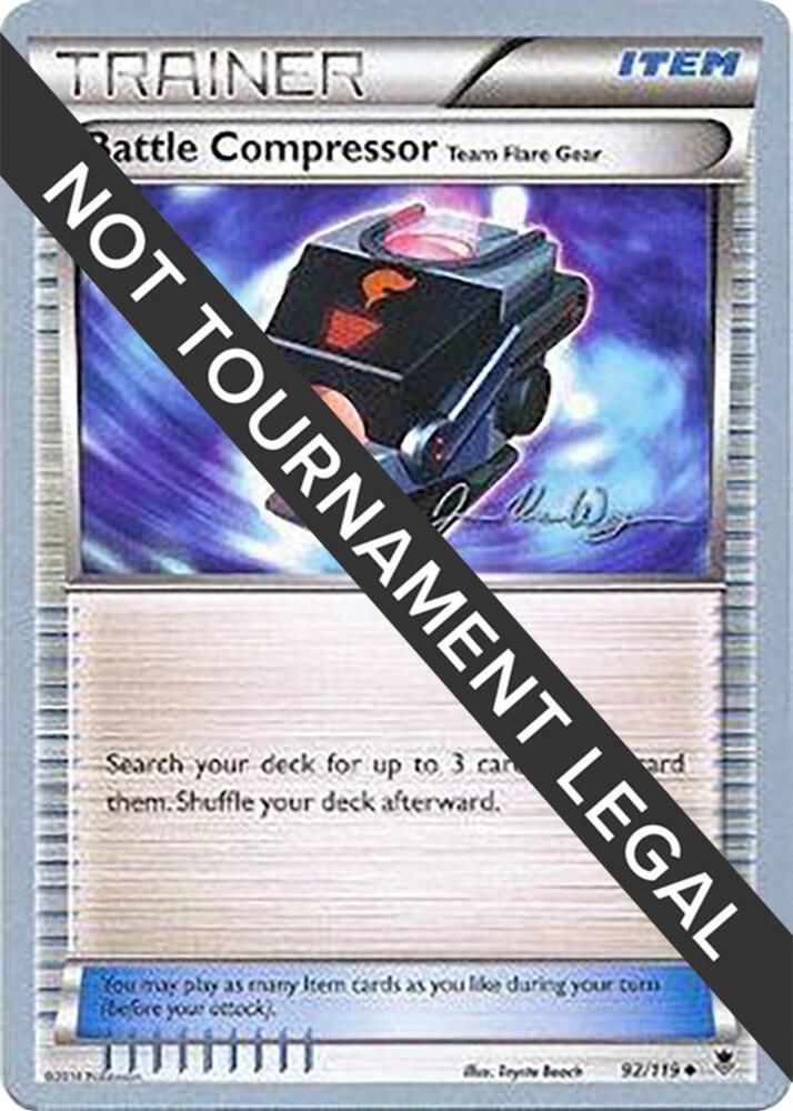 Battle Compressor (Team Flare Gear) - 2015 (Jacob Van Wagner) - World Championship Decks
