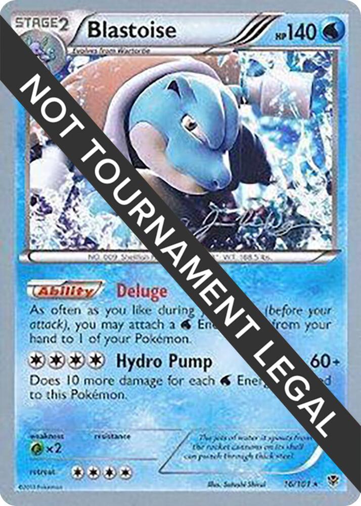 Blastoise - 2015 (Jacob Van Wagner) - World Championship Decks