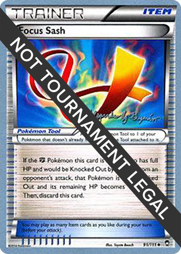 Focus Sash - 2015 (Alejandro Ng-Guzman) - World Championship Decks
