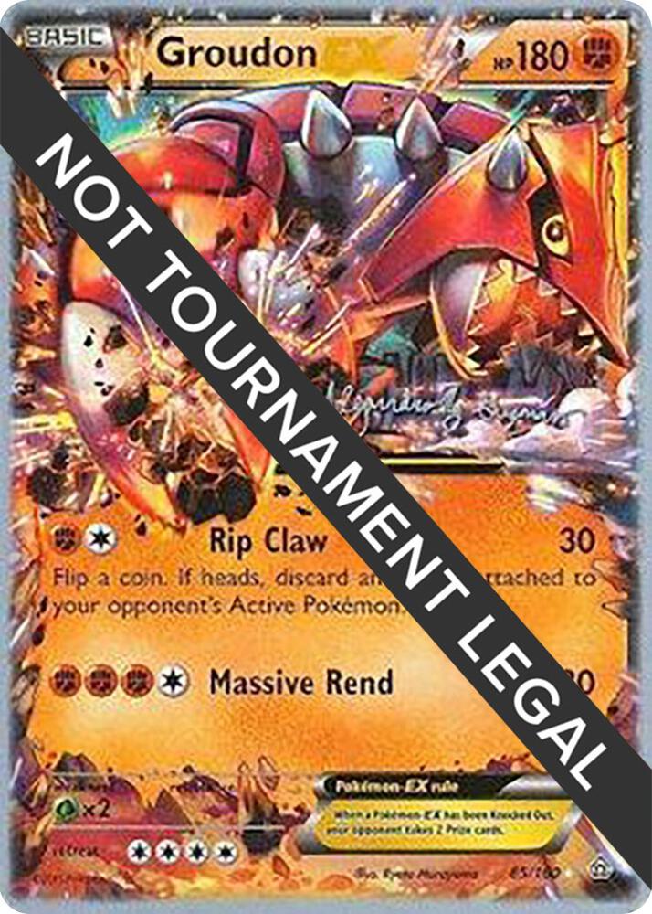 Groudon EX - 2015 (Alejandro Ng-Guzman) - World Championship Decks